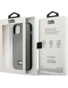 Kup Etui Karl Lagerfeld KLHCP13SSFMP2DG Apple iPhone 13 mini hardcase srebrny/silver Saffiano Plaque - KLD968SLV - {ean13} - Sklep Home Screen