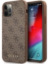 Kup Etui Guess GUHCP12LG4GFBR Apple iPhone 12 Pro Max brązowy/brown hard case 4G Metal Gold Logo - GUE1835BR - {ean13} - Sklep Home Screen