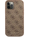 Kup Etui Guess GUHCP12LG4GFBR Apple iPhone 12 Pro Max brązowy/brown hard case 4G Metal Gold Logo - GUE1835BR - {ean13} - Sklep Home Screen