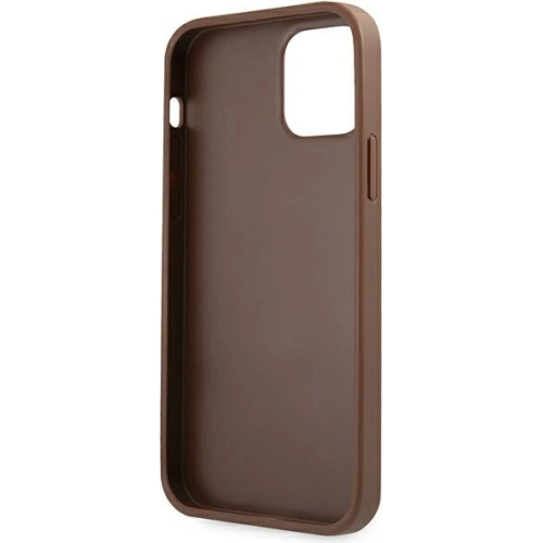 Kup Etui Guess GUHCP12LG4GFBR Apple iPhone 12 Pro Max brązowy/brown hard case 4G Metal Gold Logo - GUE1835BR - {ean13} - Sklep Home Screen