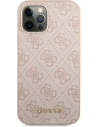 Kup Etui Guess GUHCP12LG4GFPI Apple iPhone 12 Pro Max rózsaszín/pink kemény tok 4G Fém Arany Logó - GUE1837PNK - {ean13} - Sklep Home Screen