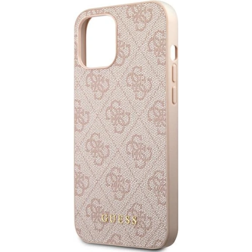 Kup Etui Guess GUHCP12LG4GFPI Apple iPhone 12 Pro Max rózsaszín/pink kemény tok 4G Fém Arany Logó - GUE1837PNK - {ean13} - Sklep Home Screen