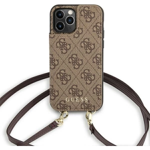 Kup Etui Guess GUHCP12MCB4GB Apple iPhone 12/12 Pro brązowy/brown hardcase 4G Crossbody Cardslot - GUE1838BR - {ean13} - Sklep Home Screen