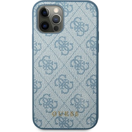 Kup Etui Guess GUHCP12MG4GFBL Apple iPhone 12/12 Pro kék/kék kemény tok 4G Fém Arany Logó - GUE1839BLU - {ean13} - Sklep Home Screen
