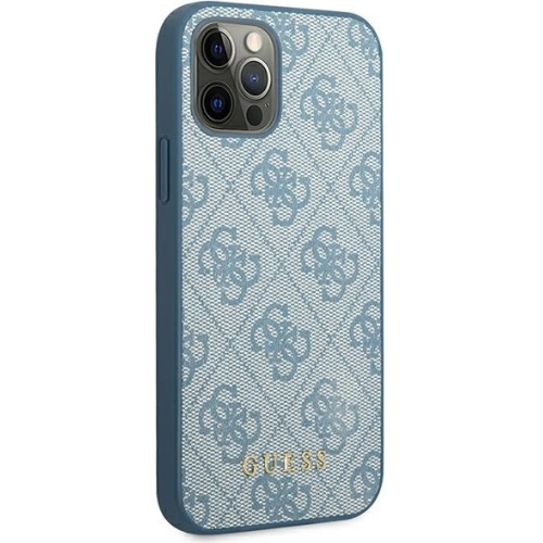 Kup Etui Guess GUHCP12MG4GFBL Apple iPhone 12/12 Pro kék/kék kemény tok 4G Fém Arany Logó - GUE1839BLU - {ean13} - Sklep Home Screen