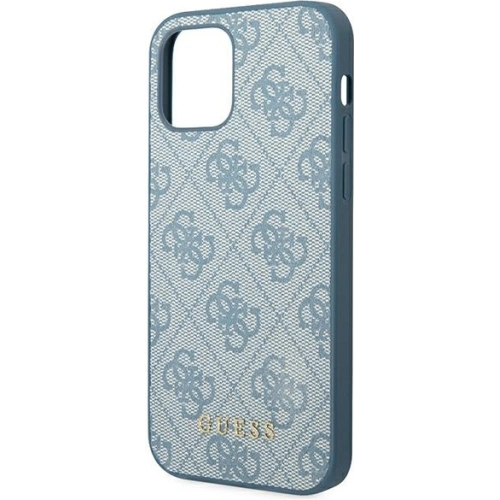 Kup Etui Guess GUHCP12MG4GFBL Apple iPhone 12/12 Pro albastru/blue hard case 4G Metal Gold Logo - GUE1839BLU - {ean13} - Sklep Home Screen
