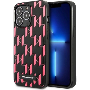Buy Karl Lagerfeld KLHCP13XMNMP1P Apple iPhone 13 Pro Max hardcase pink Monogram Plaque - KLD970PNK - {ean13} - Home Screen Store Europe