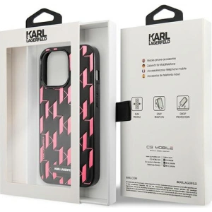 Buy Karl Lagerfeld KLHCP13XMNMP1P Apple iPhone 13 Pro Max hardcase pink Monogram Plaque - KLD970PNK - {ean13} - Home Screen Store Europe