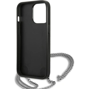 Buy Karl Lagerfeld KLHCP13XPMK Apple iPhone 13 Pro Max hardcase black Leather Textured and Chain - KLD971BLK - {ean13} - Home Screen Store Europe