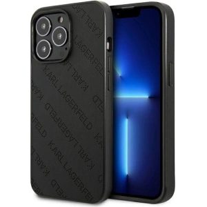 Buy Karl Lagerfeld KLHCP13XPTLK Apple iPhone 13 Pro Max hardcase black Perforated Allover - KLD972BLK - {ean13} - Home Screen Store Europe