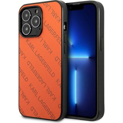 Kup Etui Karl Lagerfeld KLHCP13XPTLO Apple iPhone 13 Pro Max hardcase oranžový/orange Perforated Allover - KLD973ORG - {ean13} - Sklep Home Screen
