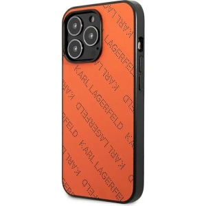 Buy Karl Lagerfeld KLHCP13XPTLO Apple iPhone 13 Pro Max hardcase orange Perforated Allover - KLD973ORG - {ean13} - Home Screen Store Europe