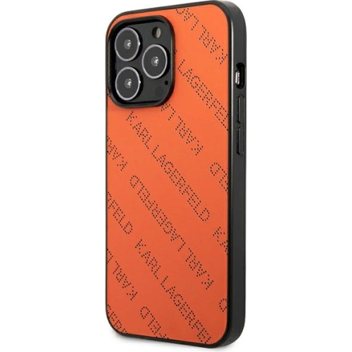 Kup Etui Karl Lagerfeld KLHCP13XPTLO Apple iPhone 13 Pro Max hardcase oranžový/orange Perforated Allover - KLD973ORG - {ean13} - Sklep Home Screen