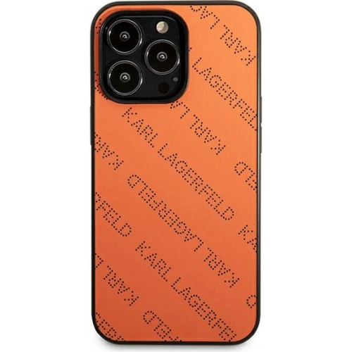 Kup Etui Karl Lagerfeld KLHCP13XPTLO Apple iPhone 13 Pro Max hardcase oranžový/orange Perforated Allover - KLD973ORG - {ean13} - Sklep Home Screen