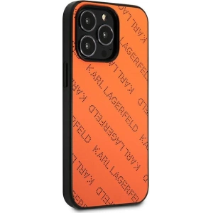 Buy Karl Lagerfeld KLHCP13XPTLO Apple iPhone 13 Pro Max hardcase orange Perforated Allover - KLD973ORG - {ean13} - Home Screen Store Europe