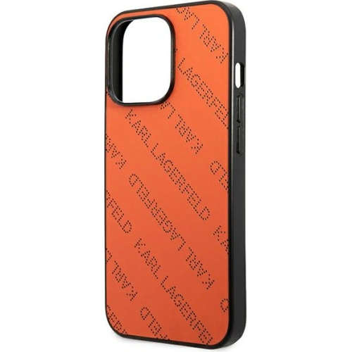 Kup Etui Karl Lagerfeld KLHCP13XPTLO Apple iPhone 13 Pro Max hardcase oranžový/orange Perforated Allover - KLD973ORG - {ean13} - Sklep Home Screen