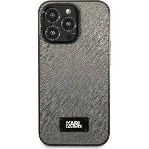 Kup Etui Karl Lagerfeld KLHCP13XSFMP2DG Apple iPhone 13 Pro Max kemény tok ezüst/silver Saffiano Plaque - KLD974SLV - {ean13} - Sklep Home Screen