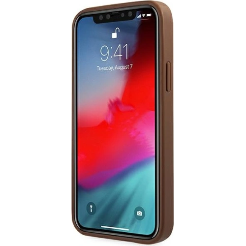 Kup Hülle Guess GUHCP12MG4GFBR Apple iPhone 12/12 Pro braun/braunes Hardcase 4G Metall Gold Logo - GUE1840BR - {ean13} - Sklep Home Screen