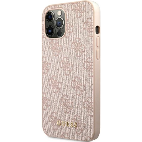 Kup Etui Guess GUHCP12MG4GFPI Apple iPhone 12/12 Pro rózsaszín/pink kemény tok 4G Fém Arany Logó - GUE1842PNK - {ean13} - Sklep Home Screen