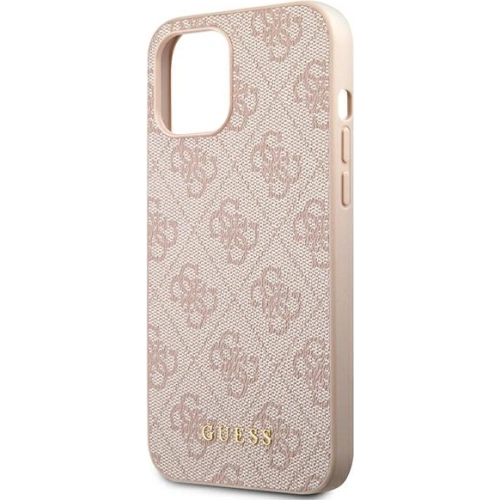 Kup Etui Guess GUHCP12MG4GFPI Apple iPhone 12/12 Pro różowy/pink hard case 4G Metal Gold Logo - GUE1842PNK - {ean13} - Sklep Home Screen