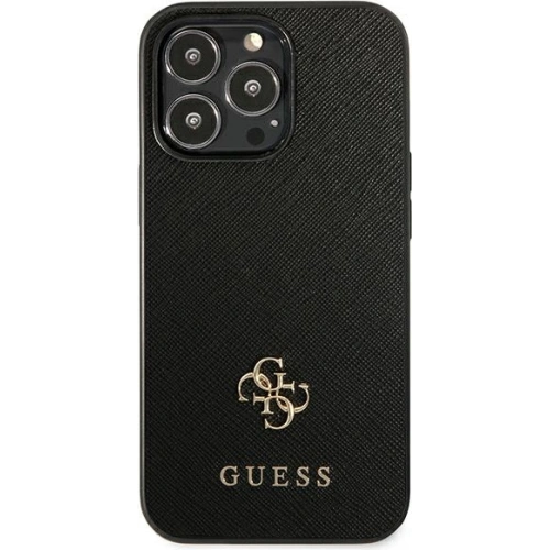 Kup Etui Guess GUHCP13LPS4MK Apple iPhone 13 Pro czarny/black hardcase Saffiano 4G Small Metal Logo - GUE1843BLK - {ean13} - Sklep Home Screen
