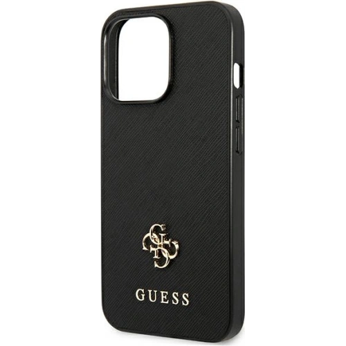 Kup Etui Guess GUHCP13LPS4MK Apple iPhone 13 Pro czarny/black hardcase Saffiano 4G Small Metal Logo - GUE1843BLK - {ean13} - Sklep Home Screen
