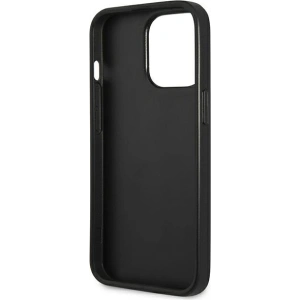 Etui Guess GUHCP13LPS4MK Apple iPhone 13 Pro czarny/black hardcase Saffiano 4G Small Metal Logo