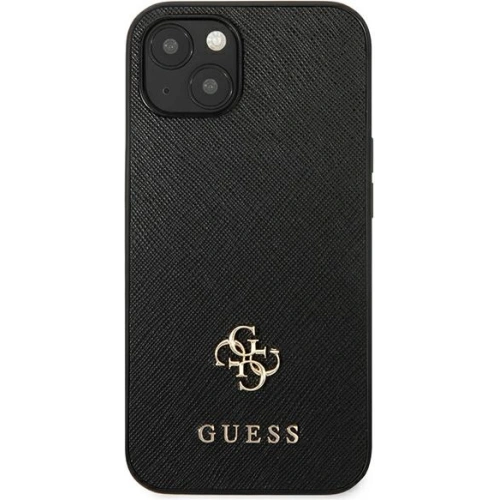 Kup Case Guess GUHCP13SPS4MK Apple iPhone 13 mini schwarz/black Hartschale Saffiano 4G Small Metal Logo - GUE1847BLK - {ean13} - Sklep Home Screen