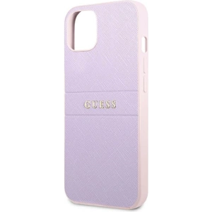 Kup Etui Guess GUHCP13SPSASBPU Apple iPhone 13 mini mov/purple Saffiano Hot Stamp & Metal Logo - GUE1848PRP - {ean13} - Sklep Home Screen