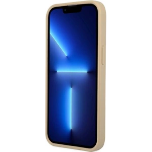 Kup Case Guess GUHCP13SPSATLE Apple iPhone 13 mini beige/beige Hardcase Saffiano Triangle Logo - GUE1849BEI - {ean13} - Sklep Home Screen
