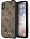 Kup Etui Guess GUHCPXG4GFBR Apple iPhone XS/X brązowy/brown hard case 4G Metal Gold Logo - GUE1853BR - {ean13} - Sklep Home Screen
