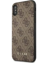 Kup Etui Guess GUHCPXG4GFBR Apple iPhone XS/X brązowy/brown hard case 4G Metal Gold Logo - GUE1853BR - {ean13} - Sklep Home Screen