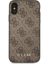 Kup Etui Guess GUHCPXG4GFBR Apple iPhone XS/X brązowy/brown hard case 4G Metal Gold Logo - GUE1853BR - {ean13} - Sklep Home Screen
