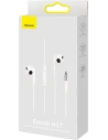 Buy Baseus Encok H17 3.5mm minijack wired headphones white - BSU3388WHT - {ean13} - Home Screen Store Europe