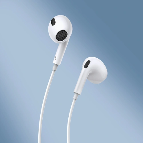 Kup Kopfhörer Baseus Encok H17 Miniklinke 3.5mm weiß - BSU3388WHT - {ean13} - Sklep Home Screen
