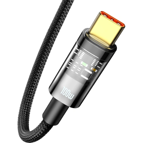 Kup Kabel Baseus Explorer Series USB-A – USB-C 100W 1m černý - BSU3390BLK - {ean13} - Sklep Home Screen