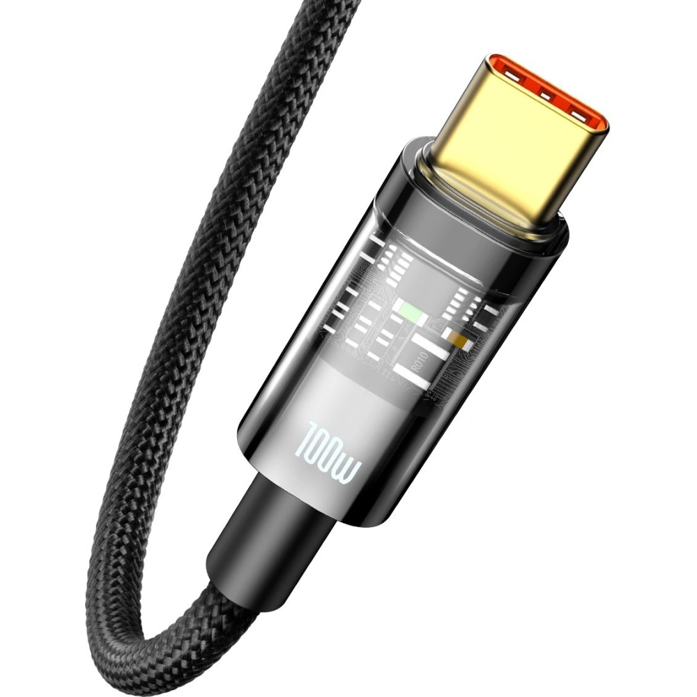 Kabel Baseus Explorer Series USB-A – USB-C 100W 1m czarny