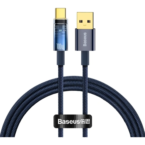 Kup Kábel Baseus Explorer Series USB-A – USB-C 100W 1m kék - BSU3391BLU - {ean13} - Sklep Home Screen