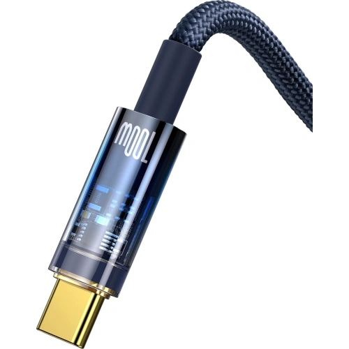 Kup Kabel Baseus Explorer Series USB-A – USB-C 100W 1m niebieski - BSU3391BLU - {ean13} - Sklep Home Screen