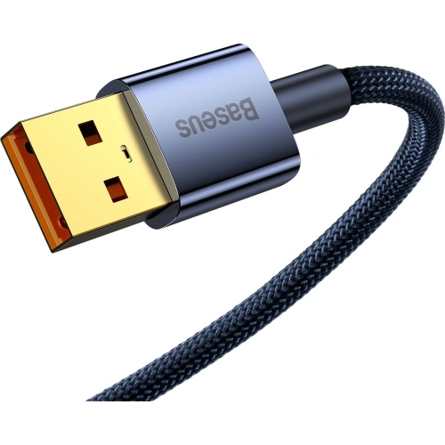Buy Baseus Explorer Series Auto Power-Off Fast Charging Data Cable USB to Type-C 100W 1m Blue - BSU3391BLU - {ean13} - Home Screen Store Europe