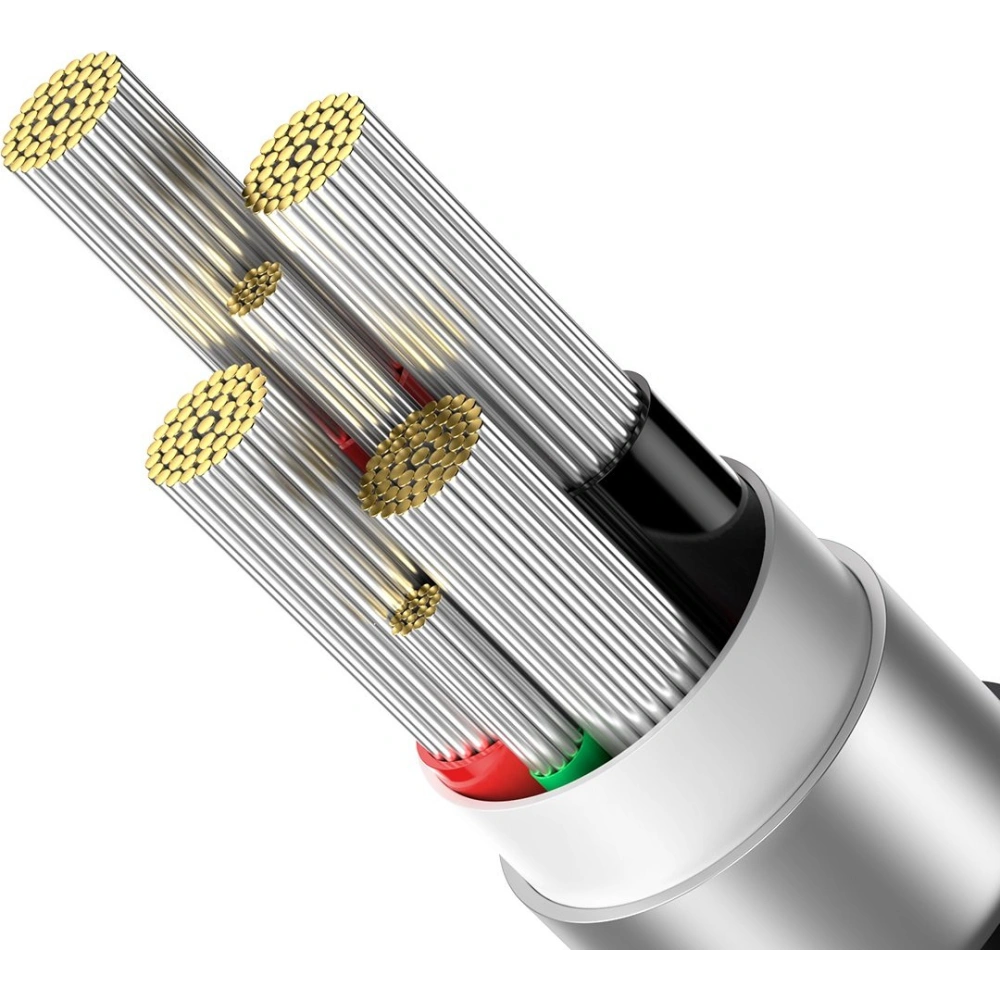 Kabel Baseus Explorer Series USB-A – USB-C 100W 1m niebieski