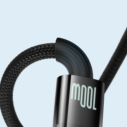 Buy Baseus Explorer Series Auto Power-Off Fast Charging Data Cable USB to Type-C 100W 2m Black - BSU3392BLK - {ean13} - Home Screen Store Europe