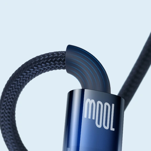 Buy Baseus Explorer Series Auto Power-Off Fast Charging Data Cable USB to Type-C 100W 2m Blue - BSU3393BLU - {ean13} - Home Screen Store Europe