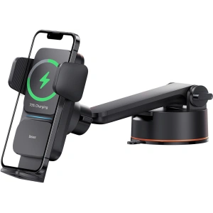 Kup Auto-Halterung Baseus Wisdom Auto Alignment Car Mount Wireless Charger QI 15W (Saugbasis) Schwarz - BSU3394BLK - {ean13} - Sklep Home Screen