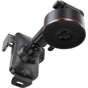 Buy Baseus Wisdom Auto Alignment Car Mount Wireless Charger QI 15W (Suction base) Black - BSU3394BLK - {ean13} - Home Screen Store Europe