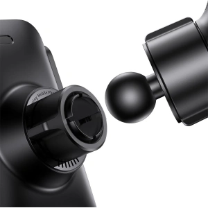 Buy Baseus Wisdom Auto Alignment Car Mount Wireless Charger QI 15W (Suction base) Black - BSU3394BLK - {ean13} - Home Screen Store Europe