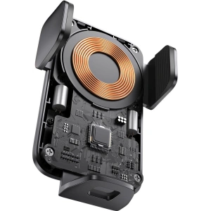 Buy Baseus Wisdom Auto Alignment Car Mount Wireless Charger QI 15W (Suction base) Black - BSU3394BLK - {ean13} - Home Screen Store Europe