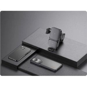 Kup Auto-Halterung Baseus Wisdom Auto Alignment Car Mount Wireless Charger QI 15W (Saugbasis) Schwarz - BSU3394BLK - {ean13} - Sklep Home Screen