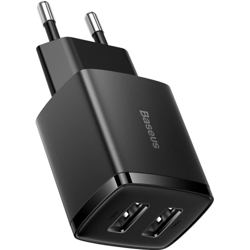 Kup Netzladegerät Baseus Compact 2xUSB-A 10.5W schwarz - BSU3398BLK - {ean13} - Sklep Home Screen