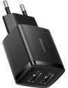 Ładowarka sieciowa Baseus Compact 2xUSB-A 10.5W czarny
